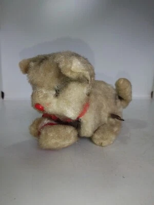 ANCIEN JOUET AUTOMATE CHAT AVEC SA BALLE AVANCE ET SE LEVE - Photo 1/4