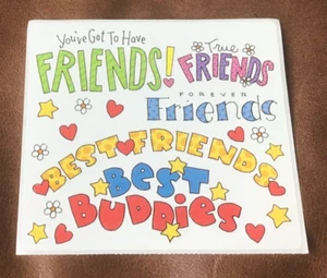 VINTAGE FRANCES MEYER JUMBO STICKERS FRIENDS FRIENDSHIP * - Bild 1 von 1