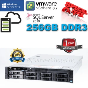 Dell PowerEdge R720 DUAL Xeon E5-2690 3.80GHz Turbo 256GB DDR3 32TB SAS 3.5" - Picture 1 of 6