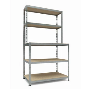 TKT Steckregal Schwerlastregal 180x100x60/30 3+2cm 175/100kg 5 Böden Work System - Bild 1 von 2