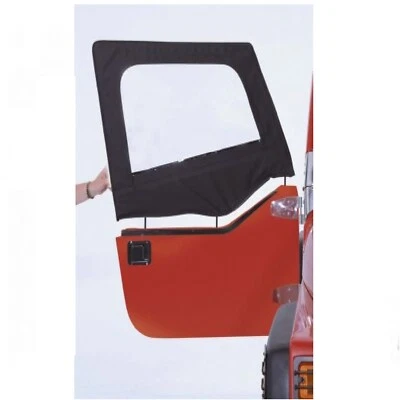 Rampage 89815 Pair of Black Replacement Door Skins w Frame for 97-06 Wrangler TJ Foto 1 de 3