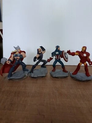 Disney Infinity Lote De 4 Vengadores Usados Sueltos Foto 1 de 3