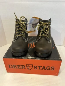 Deer Stags Mak2 Dark Brown - Size 13 - Boys Children Waterproof Thinsulate Boots - Picture 1 of 7