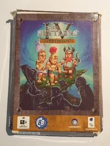 The Settlers IV 4 GOLD EDITION PC CD- ROM 2001 Vintage Computer Video Game - Picture 1 of 13