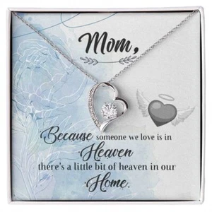 Collana cuore donna gioielli da viaggio alla moda REGALO per ciondolo MADRE... - Foto 1 di 6