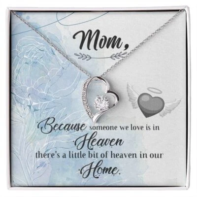 Collana cuore donna gioielli da viaggio alla moda REGALO per ciondolo MADRE... - Immagine 1 di 4