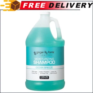 Ginger Lily Farms Club & Fitness Moisturizing Shampoo Vegan, Ocean Breeze 1 Gal - Picture 1 of 7