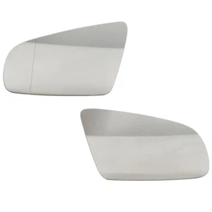 2x Rearview Mirror Glass For Audi A3 A4 B6 B7 A6 C6 Heated 8E0857535E 8E0857536D - Picture 1 of 5