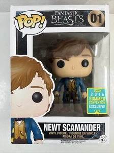 FUNKO POP! Fantastic Beasts: Newt Scamander #01 *2016 Convention Exclusive* DMG* - Picture 1 of 9