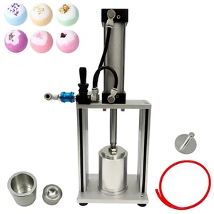 Máquina de prensa de bomba de baño neumática manual máquina formadora de bolas de sal de baño de 2,56" - Imagen 1 de 24