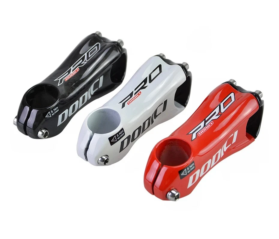 Gloss 10° Carbon Bicycle Stem MTB Road Bike Handlebar Stem 28.6*31.8-80/90/100mm - Image 1 of 4