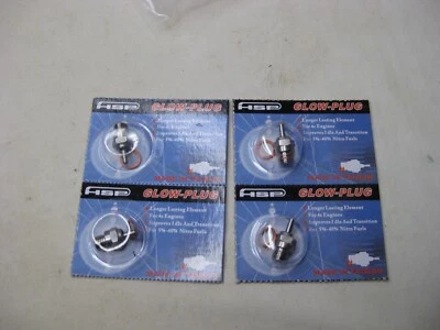 4x HSP GLOW-PLUG glow plug elements nitro fuels element for 4c engines - Image 1 of 3