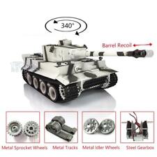 Metal 1/16 7.0 Upgraded German Tiger I Henglong RTR 3818 RC Tank Barrel Recoil