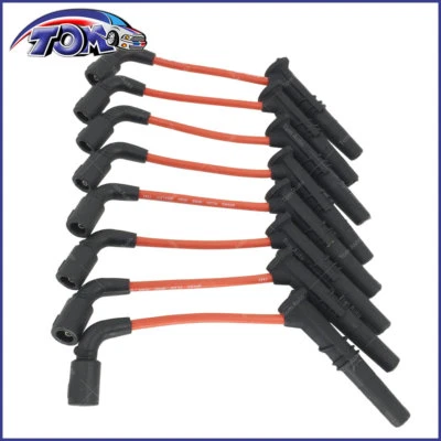 New Spark Plug Wires Set For Chevy Gm Chevrolet Pontiac Ls1 Ls2 Ls3 Engine - Image 1 of 3