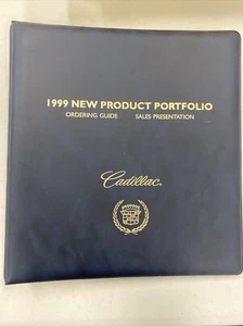 1999 Cadillac Dealer NEW PRODUCT PORTFOLIO Vintage Showroom Manual - Picture 1 of 6