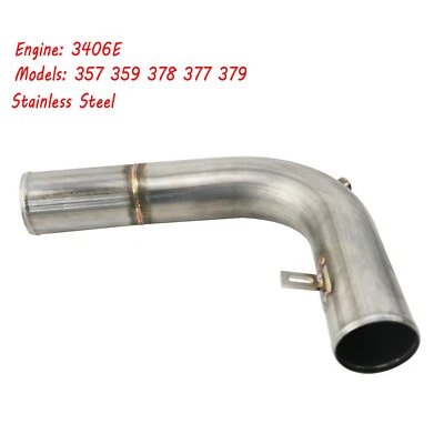 Stainless Steel Lower Coolant Tube For Peterbilt 379 W900 C15 C16 3406E  377 379 - Imagem 1 de 4