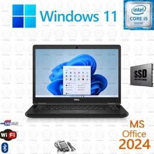 Dell Latitude 5491 14" i5-8400H 16GB RAM 500GB SSD Win 11 Pro Laptop Office 2024 - Picture 1 of 4