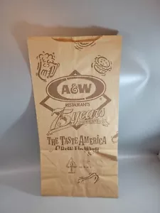 75 Jahre A&W Papiertüte The Taste American aufgewachsen mit 1993 - Bild 1 von 8