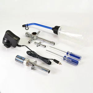 Fastrax RC Nitro Car Starter Set Kit w/ Glow Start, Charger, Fuel Bottle & Tools - Picture 1 of 2
