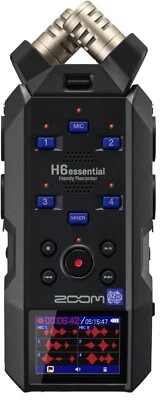 ZOOM H6 essential 32bit float 6 track specification recorder Audio Recorder - Image 1 of 4