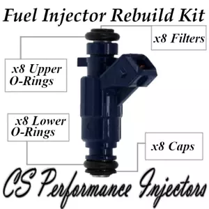 Fuel Injectors Rebuild Kit Fits 0280156101 For 2003-2006 Porsche Cayenne 4.5L V8 - Picture 1 of 1