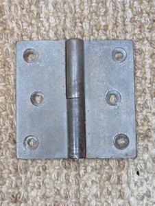 Bisagra de elevación izquierda antigua de hierro fundido de 3 1/2" x 3 1/2" - Imagen 1 de 14