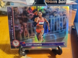 2024 Topps Chrome U.S. Olympic & Paralympic Team and Hopefuls - Refractor... - Picture 1 of 2