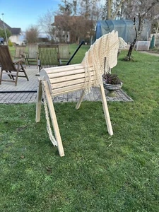 Voltigierpferd, Holzpferd, Holzpony, Spielpferd handgemacht Neu - Bild 1 von 5
