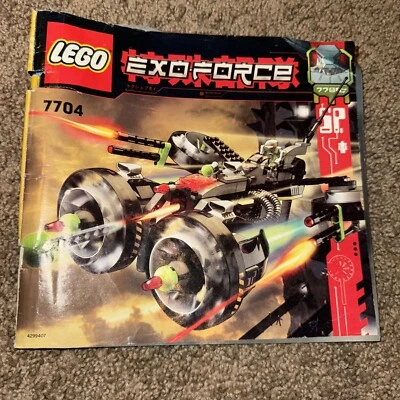 Lego Exoforce 7704 Instruction Book Manual only  - Image 1 of 4