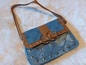 NWT Justice Girls Denim Cross Body Purse - Picture 1 of 1