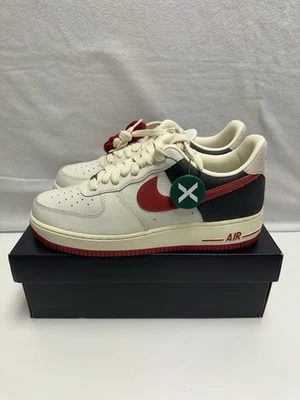 Talla 11 - Nike Air Force 1 '07 PRM Low Chicago Summit Blanco Gimnasio Rojo FQ8743-121 Foto 1 de 4