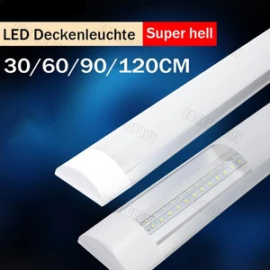 30-150cm LED Wannenleuchte Feuchtraumlampe Deckenleuchte Werkstatt Keller Röhre - Bild 1 von 17