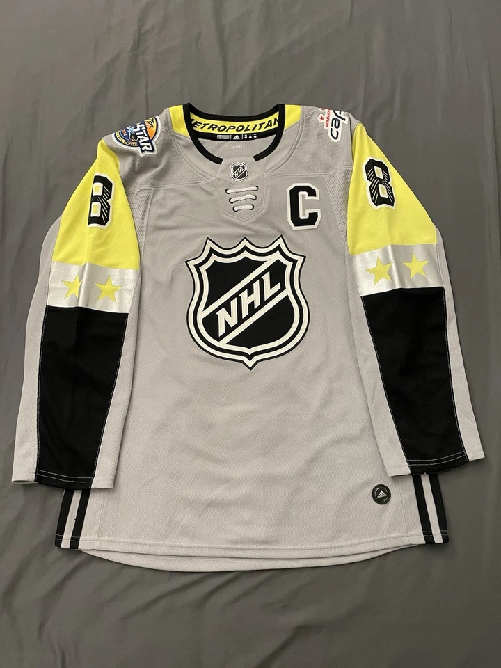 Camiseta auténtica Alex Ovechkin 2018 NHL ALL-STAR METRO DIVISION NUEVA CON ETIQUETAS TALLA 46 Foto 1 de 4