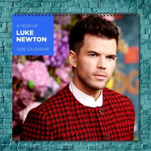 Luke Newton 2026 Wall Calendar, 12-Month Hollywood Star Gift - Picture 1 of 4