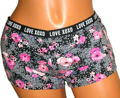 Panties Lingerie Love XOXO Floral Boyshorts   Size 2X  Adult Gift - Image 1 of 4