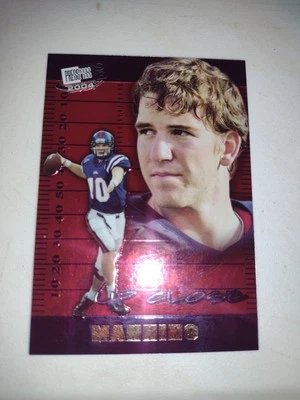2004 Press Pass Eli Manning RC Up Close card #uc 1 Giants - Image 1 of 2