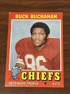 Topps Football Buck Buchanan #13 1971 Kansas City Chiefs 1971BB8 Foto 1 de 3