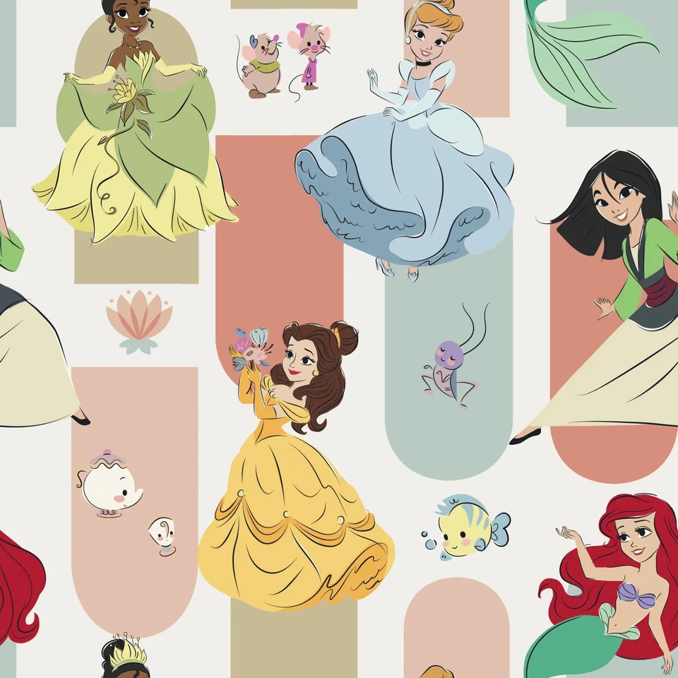 Tela polar Princess Power - Princesas Disney Foto 1 de 1