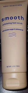 Spa Scentials glattes Peeling Fußpeeling mit braunem Zucker & Mandelöl 4 Oz. - Bild 1 von 2