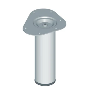 11102-00006= 1x Möbelfuß rund Ø60 H 200mm Chrom Element System Tischbein Tisch - Bild 1 von 2