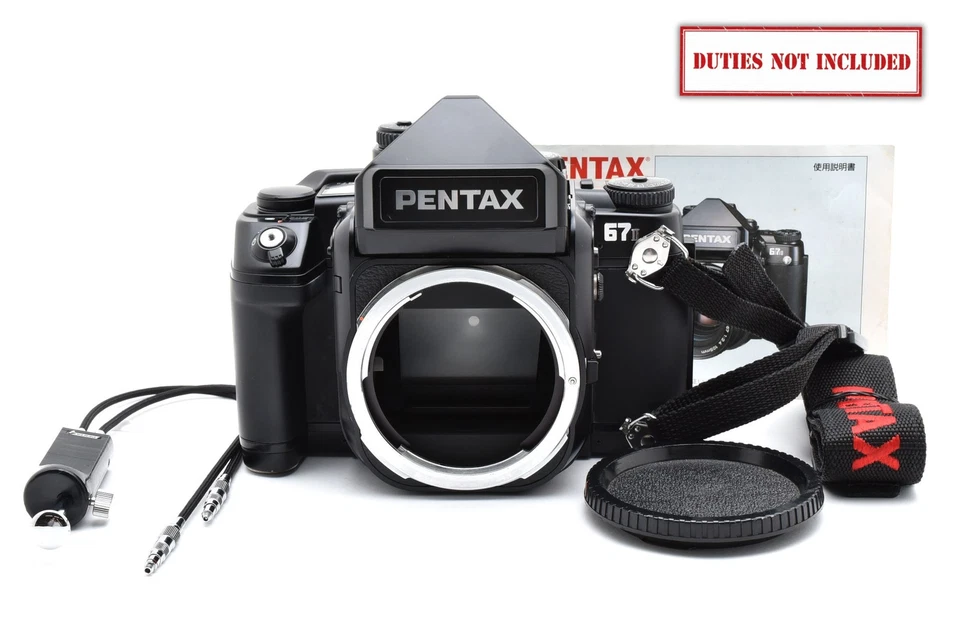 [Almost MINT w/ Strap] Pentax 67 II Medium Format 6x7 Film Camera Body AE Finder - Image 1 of 4