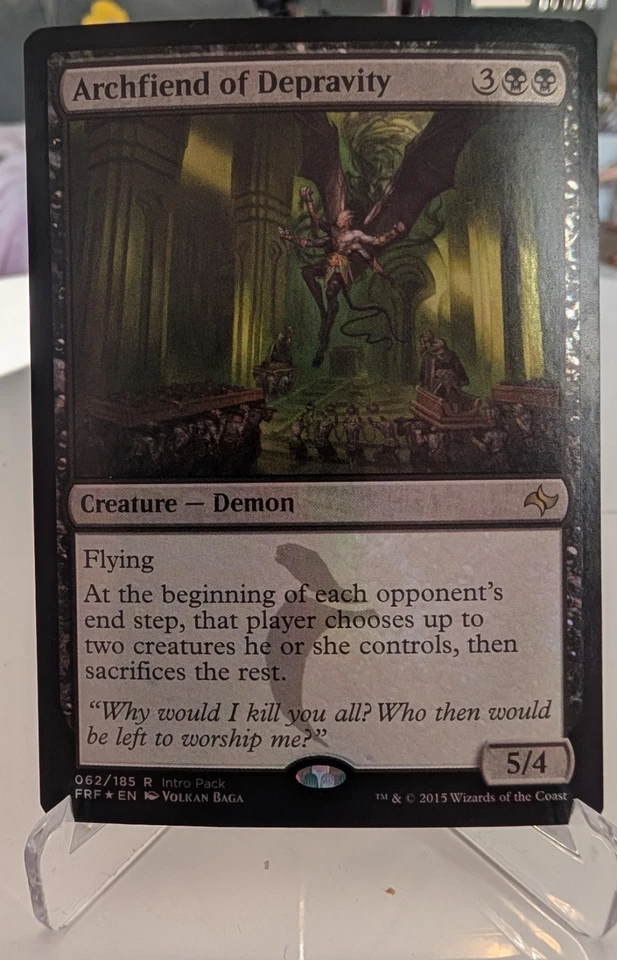 Archfiend of Depravity - Foil - Fate Reforged: Intro Pack Promo *LP* Light MTG - Image 1 of 2