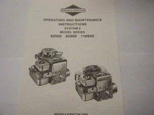 BRIGGS & STRATTON ISTRUZIONI PER L'USO E LA MANUTENZIONE - Foto 1 di 1