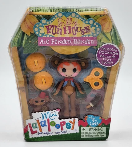 Silly Funhouse Mini Lalaloopsy Ace Fender Bender Collectible Toy - New Cover