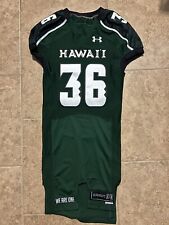 University of Hawaii Rainbow Warriors Issued Football Jersey  2012