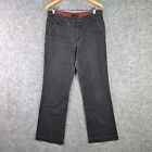 Colorado Womens Jeans Size 12 Black Grey Straight Leg Casual Button Pocket 2209