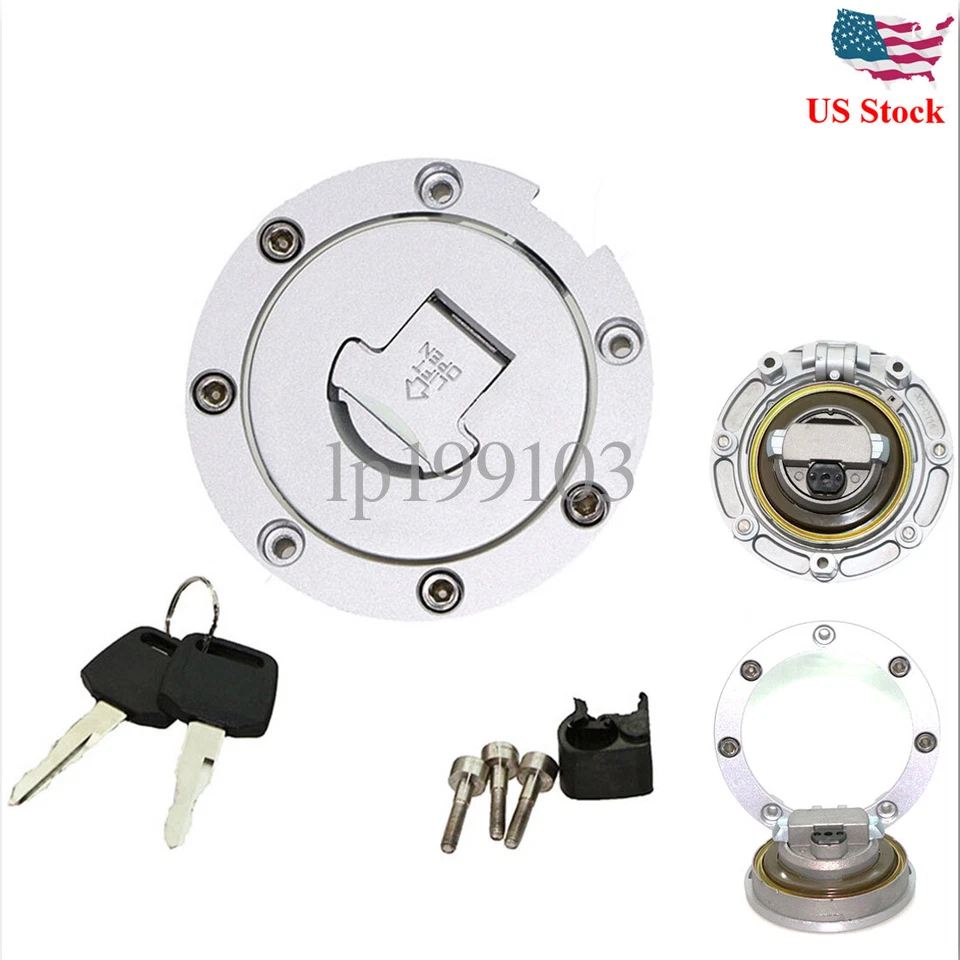 Motorcycle Fuel Gas Cap w/ Keys For Honda CB 900 CB 919 2002-2007 CB 1000 1000R - Изображение 1 из 4