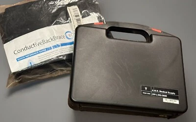 TENS 3000 + ROSCOE CONDUCTIVE BACK BRACE Conplete With Electrodes Battery Manual - Image 1 of 4