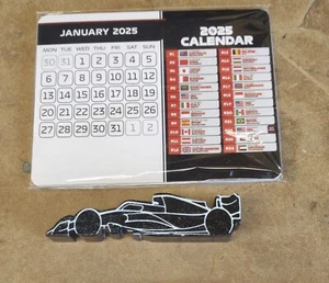 F1-Calendar 2025 with Race Track Design, for Fans and Motorsport Enthusiasts - Picture 1 of 1