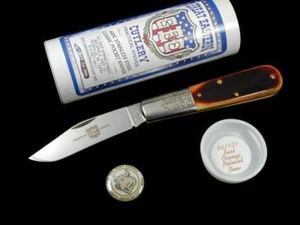 GREAT EASTERN CUTLERY GEC RUST ORANGE BOHN LARGE BARLOW KNIFE RARE NIT 861121 - Picture 1 of 9